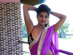  SUSMITA PURPLE SAREE  Fashion LOOK