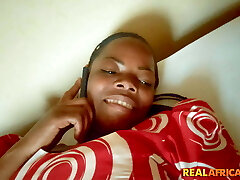 Horny African Tantine Calling Her Nigerian Big Rod Toyboy