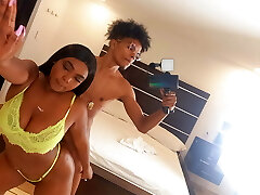 Fucking in front of a massive mirror, while we stare at each other