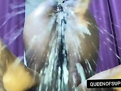 Fantastic Ebony Neighbor has Multiple Squirt Orgasms