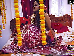 Cheating Freshly Married wife with Her Boy Friend Gonzo Fuck in front of Her Husband ( Hindi Audio )
