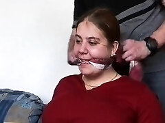 Sexy vintage BDSM fisting movie of a male slave