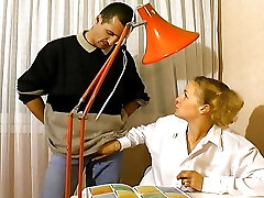 Ash-blonde teen from France gets smashed by two hard rods