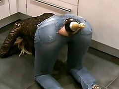 Anal Champagne Bottle Injection 