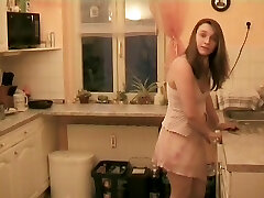 German duo fucking in the kitchen