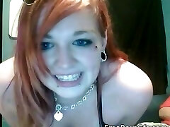 Chubby redhead emo teenie making out