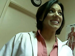 Juelz Ventura is a sexy nurse who enjoys salami in her mouth