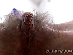 Kitty Bush Skinny Hairy Lady Big Clit and Hairy Arm Pits