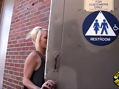 Beautiful Blonde With Glorious Butt Gets Great Sex With Gloryhole Cock