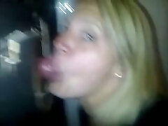 Amateur Gloryhole in Public Toilet