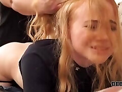 Debt4k. Sumptuous Rose Mischievous waitress returns money using her hot body