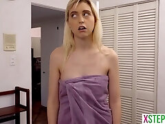 My Petite Teenager Stepsis Found Jizz Of Me On Her Towel