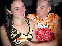 Crazy Brazilian Teens Enjoy a Crazy Limitless Sex In the Taxy Backseat