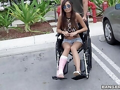 BANGBROS - Petite Handicapped Honey Kimberly Costa Gets Fucked On Bang Bus