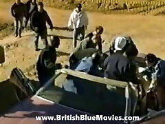 Brit retro gangbang with Layla Jade