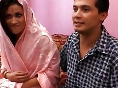 Horny Indian tramp takes a bunch of dicks in her fuck holes