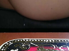 Ass bukkake, He likes on my dilated anus ...and I like that