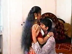 Red Saree Aunty