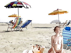 On the beach