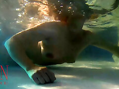 Underwater pussy show. Mermaid fingering onanism 1