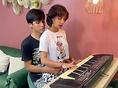 Latina stepsister fucked after piano lesson - First-timer Porn