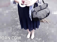 Nice boobs japanese milf fill her wet pussy of hot creampie