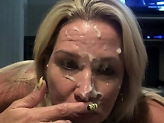 Great ass blonde blowjob and drilling POV