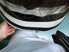 My wife Describes how a Stranger Approached her on the Teach and tried to Fingering her Slit Under Mini Microskirt