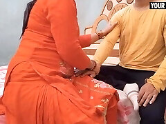 Stepmom wanted non stop fuck so she convinced son-in-law and fellated his cock by Your X Darling