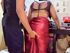 Part 2 , Indian sexy stepmom caught by sonnie while talking to her beau