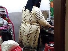 Hot Mother - Indian 55 Year Old Hot Fucked By Son-in-law In Law In Kitchen - Cum In The Big Bum
