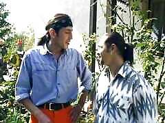 Huge facial after hard pussy fuck for horny stepmom bikini blow jop slut