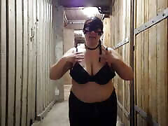 My master takes me back to the cellar to play with me