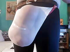 Bouncing Kinky Show in Lingerie