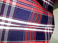 Cute hot schoolgirl shows off her white panties, under her skirt, break my ass, close-up, I&039;m your submissive shemale