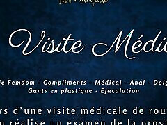 French Audio unwanted cum fuck The Doctor gives you a digital rectal exam