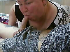 the neighbor likes to wake me up with a deep blowjob