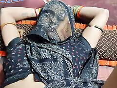 Desi Village Bhabhi Fucked Hard By Her Devar First Time in black saree