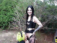 Forest Whore and Kaitlyn Katsaros: Extreme Dirty Public Games