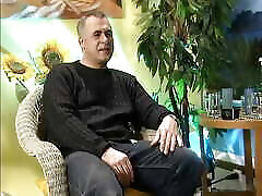 Dark-haired man old xxx girl mature slut enjoys threesome with golden shower