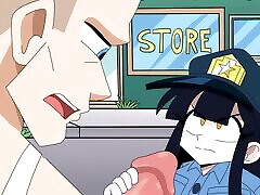 BUSTED! Busty Police Woman wants to punish the Thief - Cartoon Parody