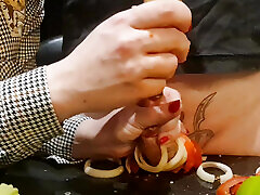 CBT. Extreme Dick and Urethral Torment in the Kitchen! Cooking Cock 2. Episode 23. Full.