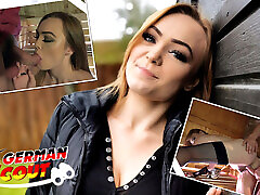 German Scout - Long Labia German Girl Maja Talk to Casting Fuck at the Sauna