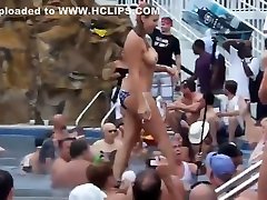 Hot Bikini Teens - Horny Babes gone wild on beach party