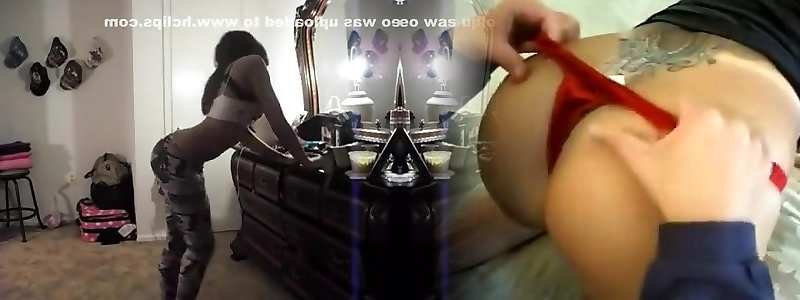 Fabulous twerking web camera dilettante clip