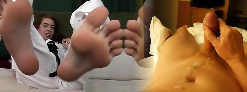 Bare Foot Orgy - Lesbian Nylon Feet Orgy